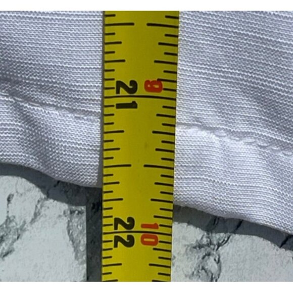 Bar III Womens White Sleeveless Button-Down Collared Top Size L Lightweight - Picture 7 of 10